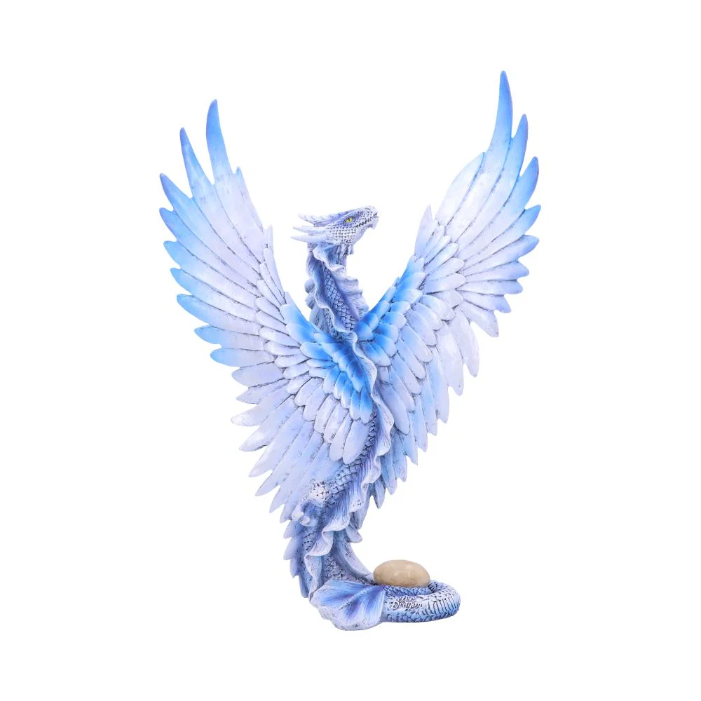 Adult Silver Dragon Figurine - Image 3