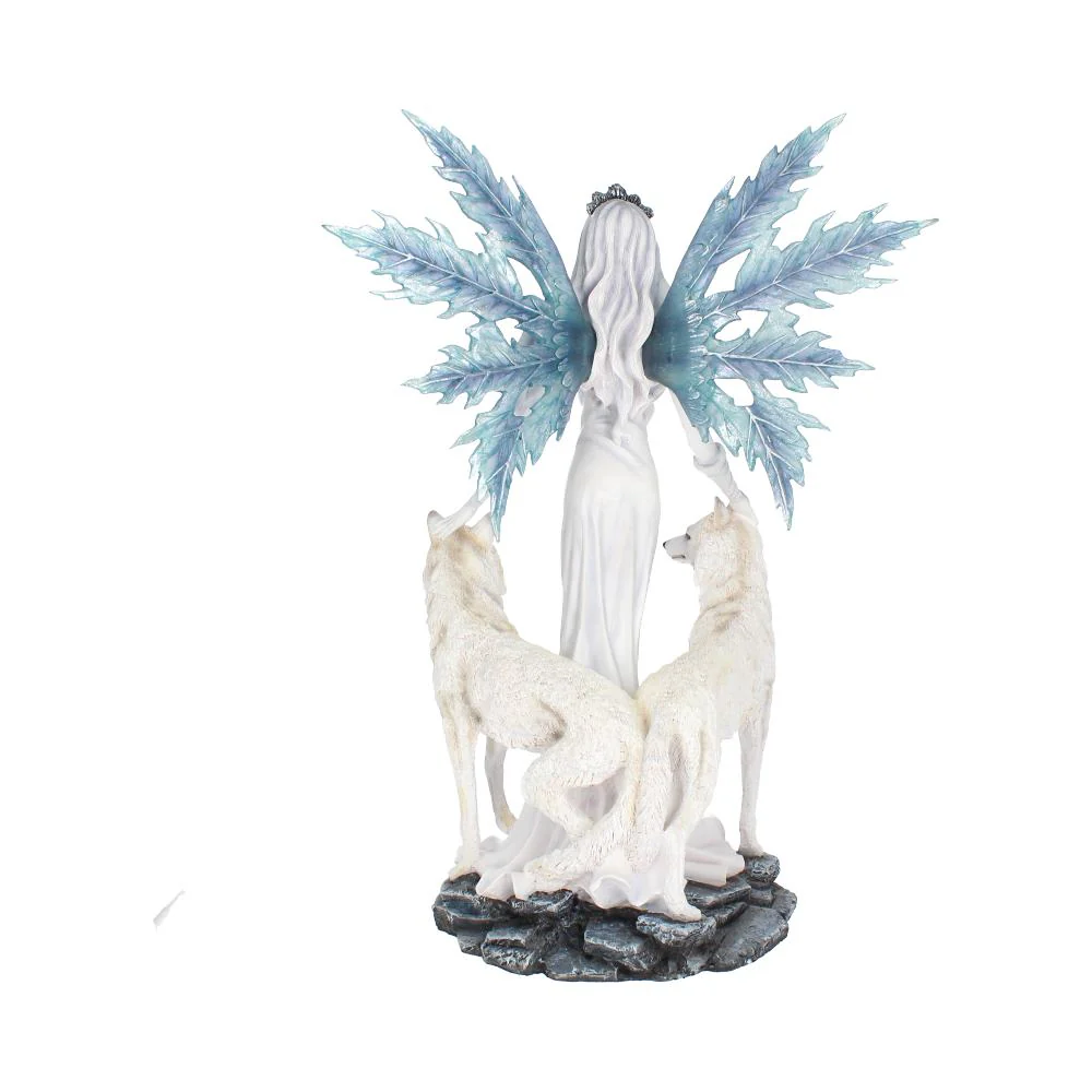 Aura Fairy & Wolves Figurine - Image 4