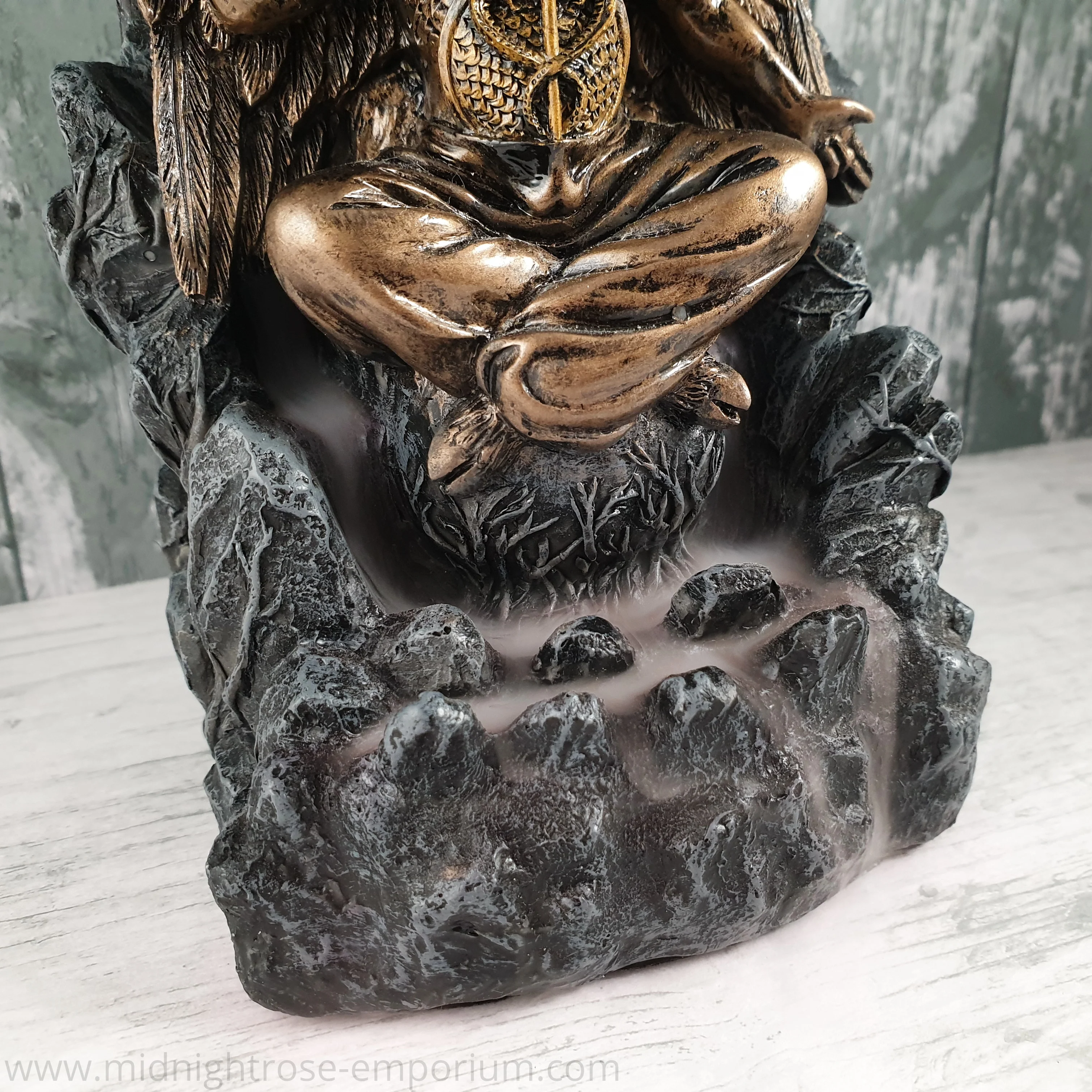 Baphomet Backflow Incense Burner - Image 4