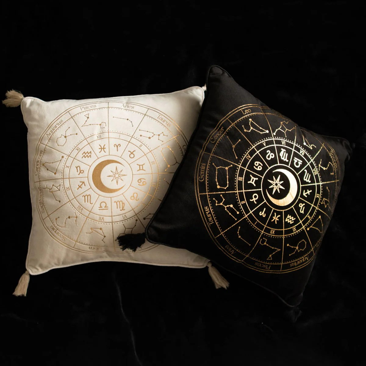 Black Astrology Wheel Cushion - Image 5