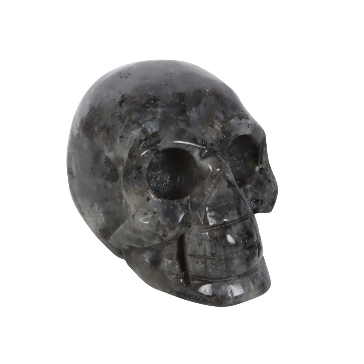 Black Labradorite Crystal Skull - Image 5