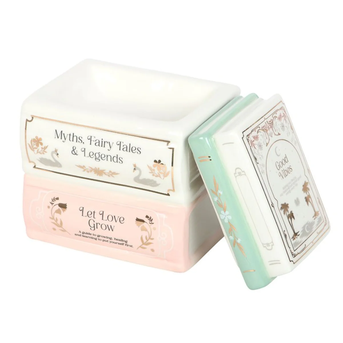 Book Stack Oil Burner and Wax Warmer - Image 4