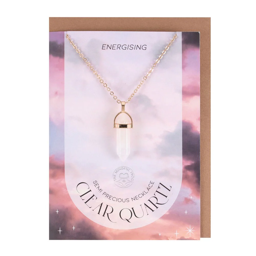 Clear Quartz Crystal Necklace Card - Image 3