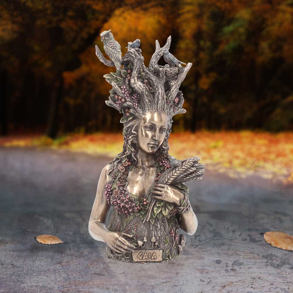 Gaia Bronze Bust - Image 7