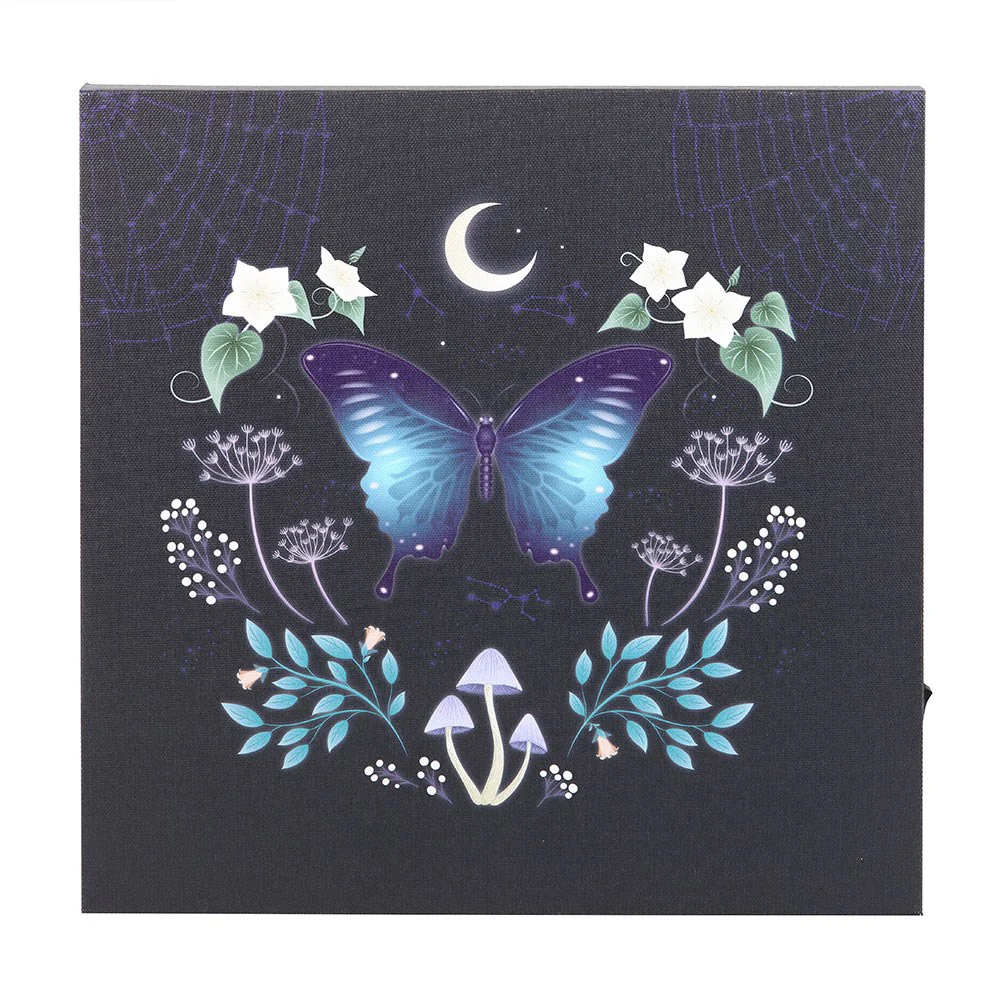 Midnight Moth Light Up Canvas Plaque - Image 3