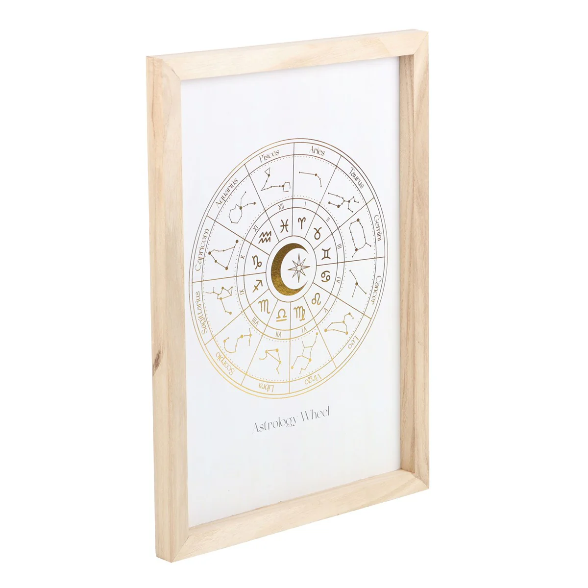 Off White Astrology Wheel Framed Art Print - Image 4