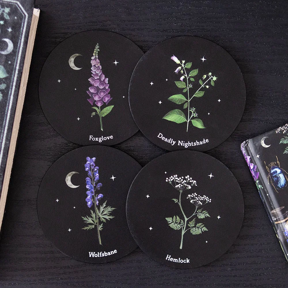 Poisonous Plants Coaster Set - Image 4