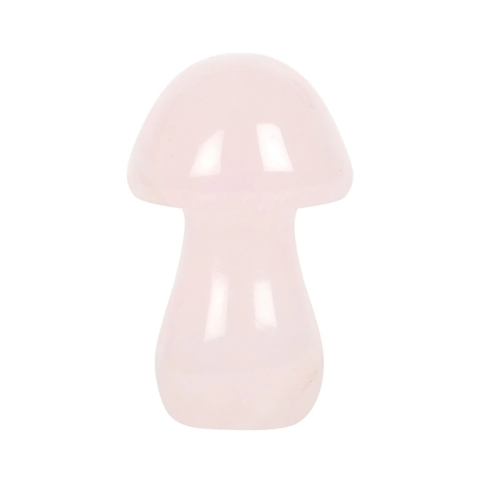 Rose Quartz Crystal Mushroom - Image 4