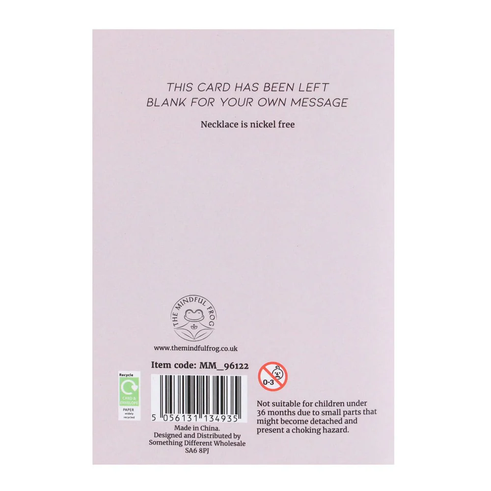 Rose Quartz Crystal Necklace Card - Image 4