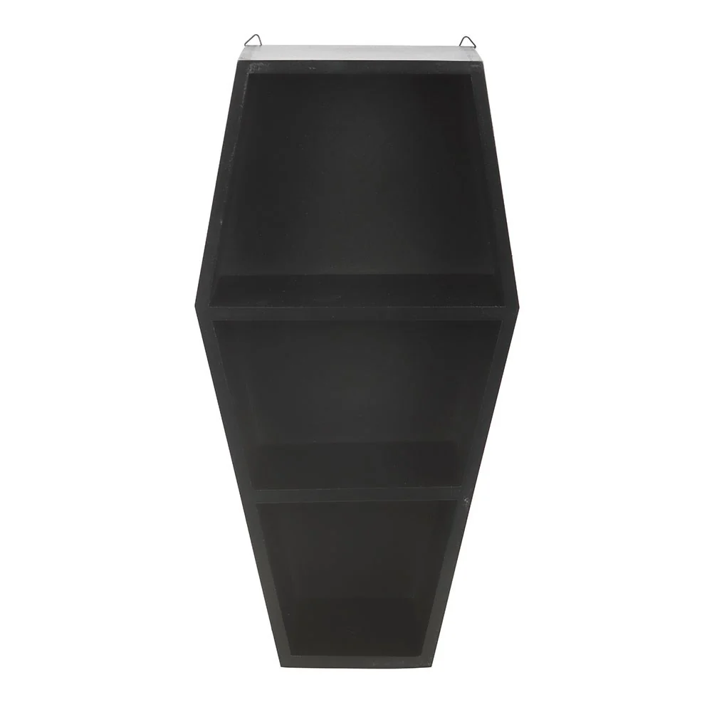 Small Black Coffin Shelf - Image 3