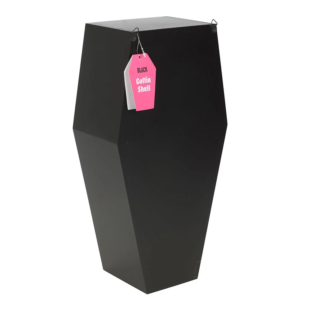 Small Black Coffin Shelf - Image 4