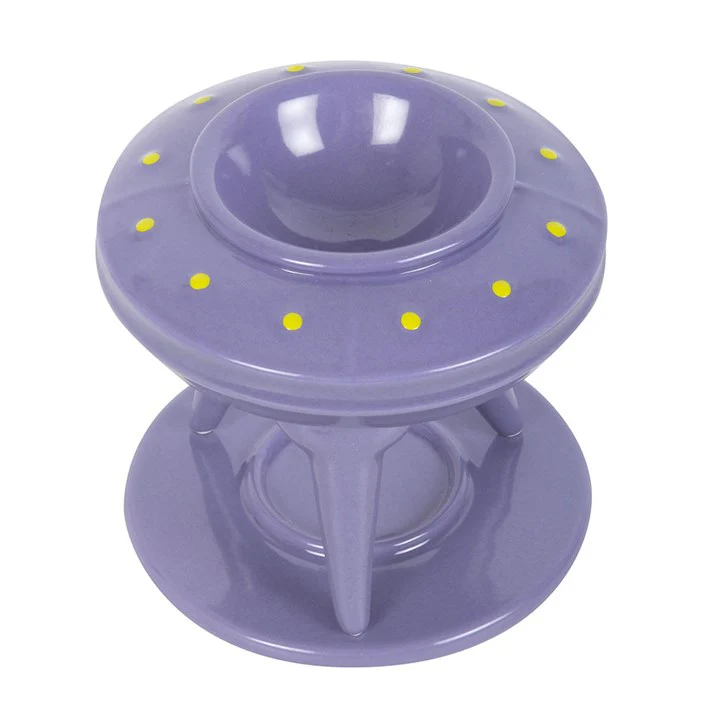 UFO Wax Burner with Lime Alien Wax Melt - Image 3