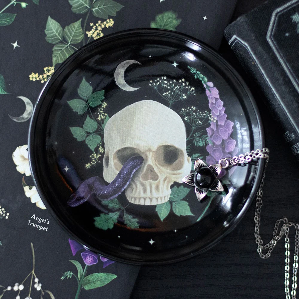 Venom & Vines Skull Trinket Dish - Image 4